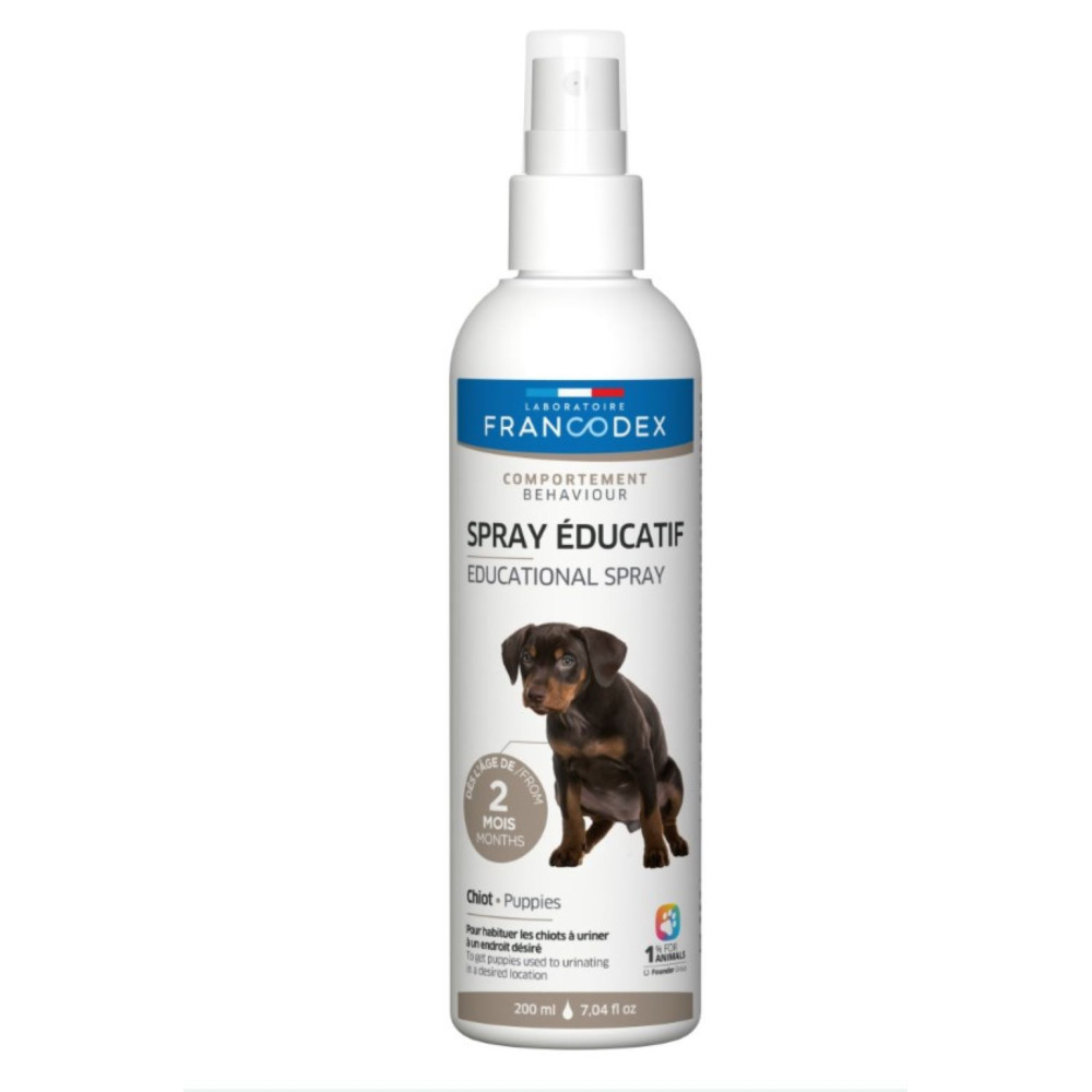 Francodex Educational Spray Puppy 200 ml éducation propreté chien