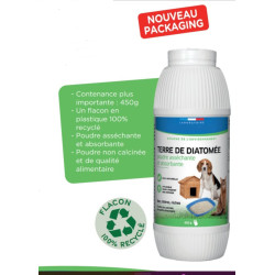 animallparadise Tierra de diatomeas 450 g, secante, absorbente para cajas de arena, casas de gatos y perros Desodorante para ...
