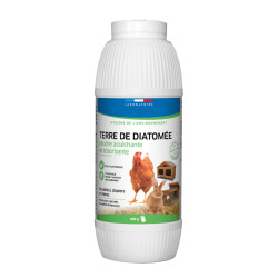 Francodex Diatomeenerde 450 g, austrocknend, absorbierend für Hühnerställe, Kaninchenställe, niedrige Höfe Behandlung