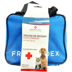 Francodex Kit de primeiros socorros para animais Higiene e saúde dos cães