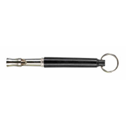 Trixie High frequency whistle 8 cm black grey for dog training Dog whistle