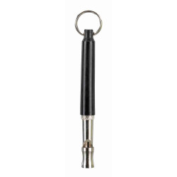Trixie High frequency whistle 8 cm black grey for dog training Dog whistle