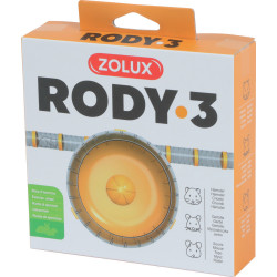 zolux 1 Rody3 silent cage exercise wheel colore banana dimensioni ø 14 cm x 5 cm per roditori Ruota