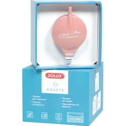 zolux Blower Belüfter 1.5w Durchfluss 18.6 L/h rosa für Aquarium max 50 Liter Luftpumpen