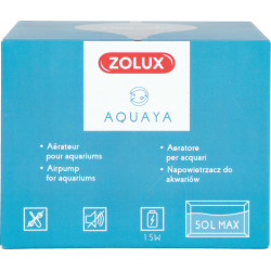 zolux Aeratore gorgogliatore 1,5w portata 18,6 L/h rosa per acquario max 50 litri Pompe d'aria