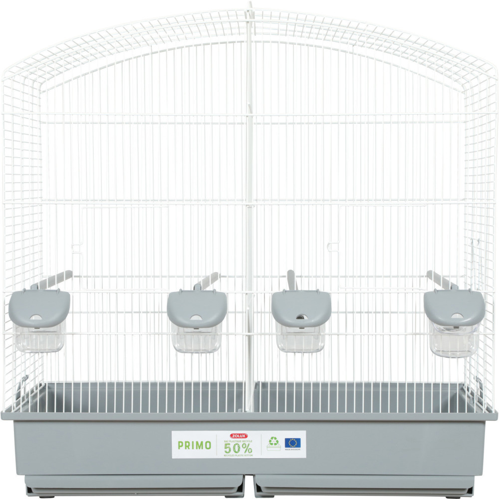 Cages oiseaux Cage Familly blanche gris 70 x 40 x 70cm de hauteur pour oiseaux
