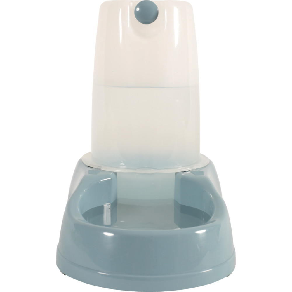 Stefanplast Dispensador de agua de 3,5 litros, plástico azul, para perros y gatos Dispensador de agua, alimentos