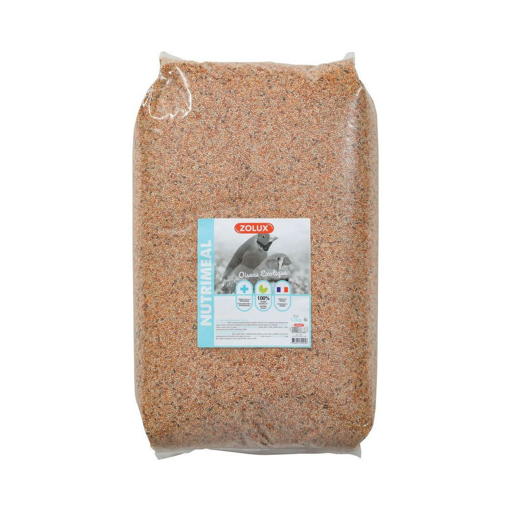 zolux Alimento para aves exóticas Nutrimeal - 12KG. Alimentos para semillas