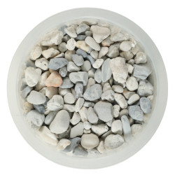 Sols, substrats Gravier décoratif gris d'environ 8-16mm aquasand de 4.5 kg