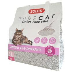 zolux Parfümiertes, klumpendes Mineralstreu 5 Liter bzw. 4.34 kg für Katzen Katzenstreu