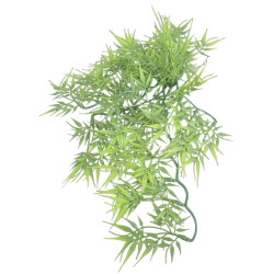 animallparadise Pflanze aus Kunststoff Bambusblätter ca. 46 cm. Dekoration und anderes
