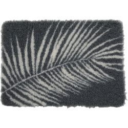 zolux Maty izolacyjne dla psów 50 x 70 cm szare z wzorem roślinnym Tapis chien