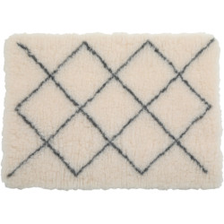 zolux Insulating dog mats 75 x 95 cm beige with berber pattern Dog mat