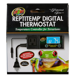 Thermomètre thermostat digital Reptitemp. RT-600E pour reptiles.