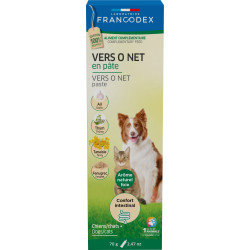 Francodex Vers O net pâte 70 g pour chien et chat antiparasitair