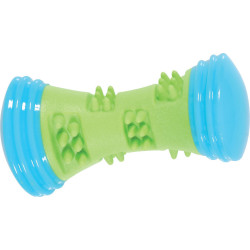 zolux Sunset Dumbbell Toy 15 cm groen voor honden Piepende speeltjes voor honden