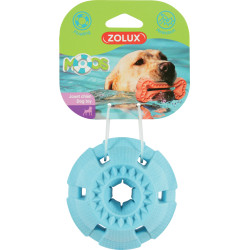 zolux Moos bal speelgoed ø 9,5 cm TPR blauw drijvend voor honden Hondenballen