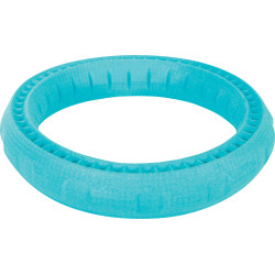 zolux Brinquedo Moos TPR azul com anel flutuante ø 23 cm x 3 cm para cães Brinquedo de cão