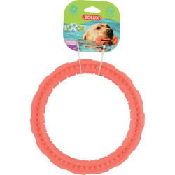zolux Brinquedo de anel flutuante Moos TPR ø 23 cm x 3 cm para cães Brinquedo de cão