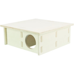 Trixie Casa de nidificação com 4 câmaras 25 x 10 x 25 cm para ratos e hamsters Acessórios de gaiola