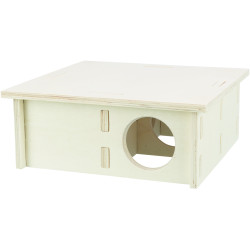 Trixie 4-komorowy domek lęgowy 25 x 10 x 25 cm dla myszy i chomików Accessoire de cage