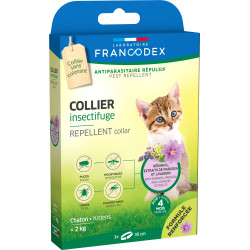 Francodex Collare insetto-repellente per gattini sotto i 2 kg formula rinforzata Disinfestazione dei gatti