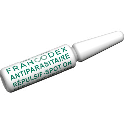 Francodex 4 Pipette di repellente per insetti per gatti oltre i 2 kg formula rinforzata Disinfestazione dei gatti