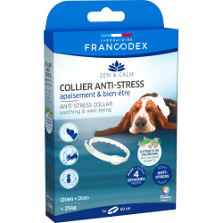 Francodex Anti-Stress-Halsband 60 cm Beruhigung und Wohlbefinden für Hunde Anti-Stress