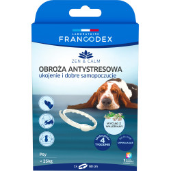 Francodex Anti-Stress-Halsband 60 cm Beruhigung und Wohlbefinden für Hunde Anti-Stress