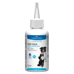 Francodex Augenpflege Reinigungslotion 125 ml Für Welpen und Kätzchen Augenpflege für Hunde