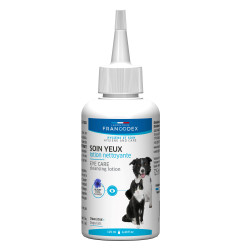 Francodex Augenpflege Reinigungslotion 125 ml Für Welpen und Kätzchen Augenpflege für Hunde