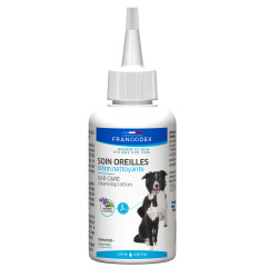 Francodex Ear Care Loción Limpiadora 125 ml Para Cachorros y Gatitos Cuidado de las orejas del perro