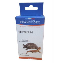 Francodex Reptil'ium 24 ml Panzer- und Skelettfestigkeit für Schildkröten und Reptilien Nahrungsergänzungsmittel