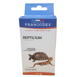 Francodex Reptil'ium 24 ml wzmocnienie pancerza i szkieletu dla żółwi i gadów Complément alimentaire