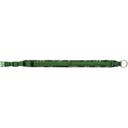 Trixie Halsband mit Polsterung Größe L Farbe Camouflagegrün. Halsband