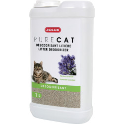 zolux Verse lavendel kattenbak deodorant 1 liter voor katten Deodorant voor kattenbakvulling