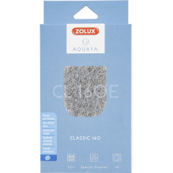 zolux Filter für Pumpe classic 160, Filter CL 160 E Anti-Nitrat-Schaum x 4 für Aquarium Filtermassen, Zubehör