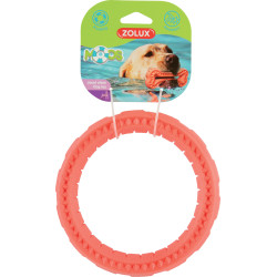 zolux Brinquedo de anel flutuante Moos TPR ø 17 cm x 3 cm para cães Brinquedo de cão