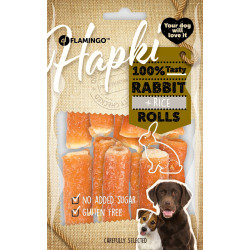 Lapin Friandises Hapki Cigare Lapin & Riz 85 g pour chien