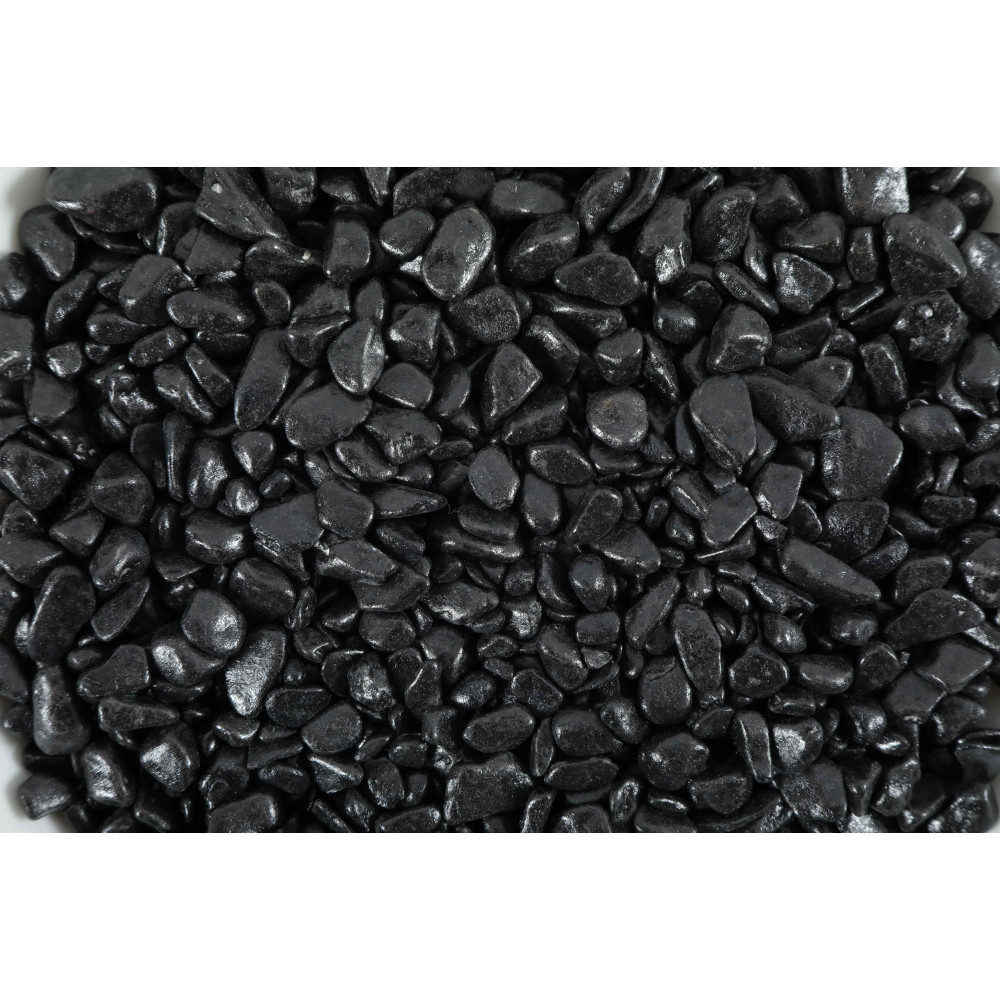 zolux Aqua Sand ekaï zwart grind 5-12 mm 1 kg aquariumzak Bodems, substraten