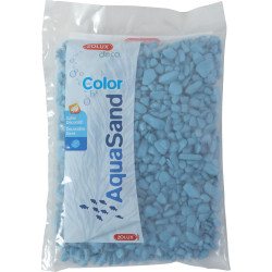 zolux Aqua Sand ekaï blauw grind 5/12 mm 1 kg aquariumzak Bodems, substraten
