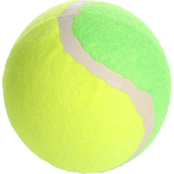 Flamingo Spielzeug 1 Tennisball ø 10 cm Zufallsfarbe für Hunde Hundespielzeug