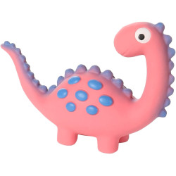 Flamingo Rosafarbenes Dinosaurier-Spielzeug aus Latex Höhe 10 cm für Hunde Quietschspielzeug für Hunde