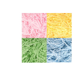Flamingo Bolsa de fibra de papel cama blando 90 gr color aleatorio para roedores Camas, hamacas, nidos