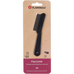 Flamingo Pente para pulgas de 14 cm x 0,5 cm para gatos Controlo de pragas felinas