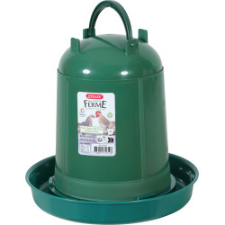 zolux Tränke aus recyceltem Kunststoff 3 Liter, grün, niedriger Hof Tränke