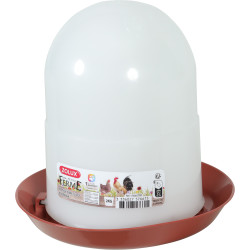 zolux Mangeoire silo en plastique 2 kg rouge pour basse cour Futterhaus