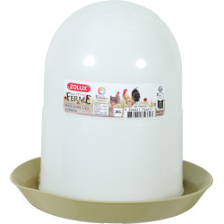 zolux Mangeoire silo en plastique 2 kg vert pour basse cour Alimentatore