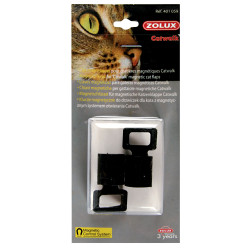 zolux 2 chaves magnéticas para a portinhola de gato CATWALK Aba de gato