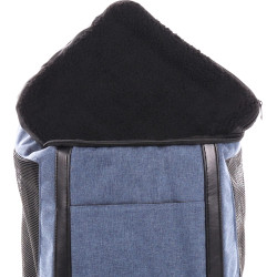 sacs de transport Sac à dos nestor bleu 35 x 30 x47 H pour chien max 7 kg